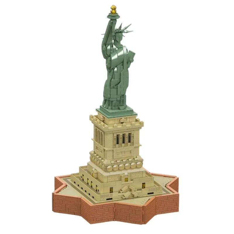 Mould King 22032 Statue of Liberty Architecture 2620Pcs Building Blocks Kids Toy Mould King 22032 Statue of Liberty Architecture