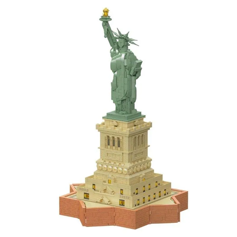 Mould King 22032 Statue of Liberty Architecture 2620Pcs Building Blocks Kids Toy Mould King 22032 Statue of Liberty Architecture